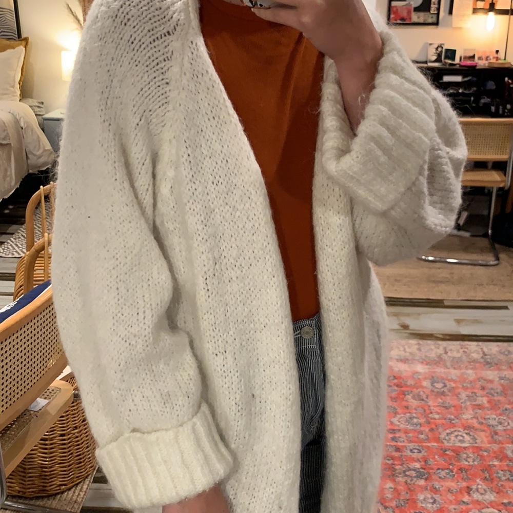 Zara chunky wool cardigan